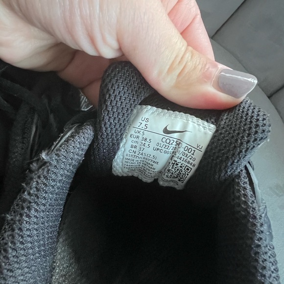 Nike black white air max 90 US 7.5 - Picture 5 of 10